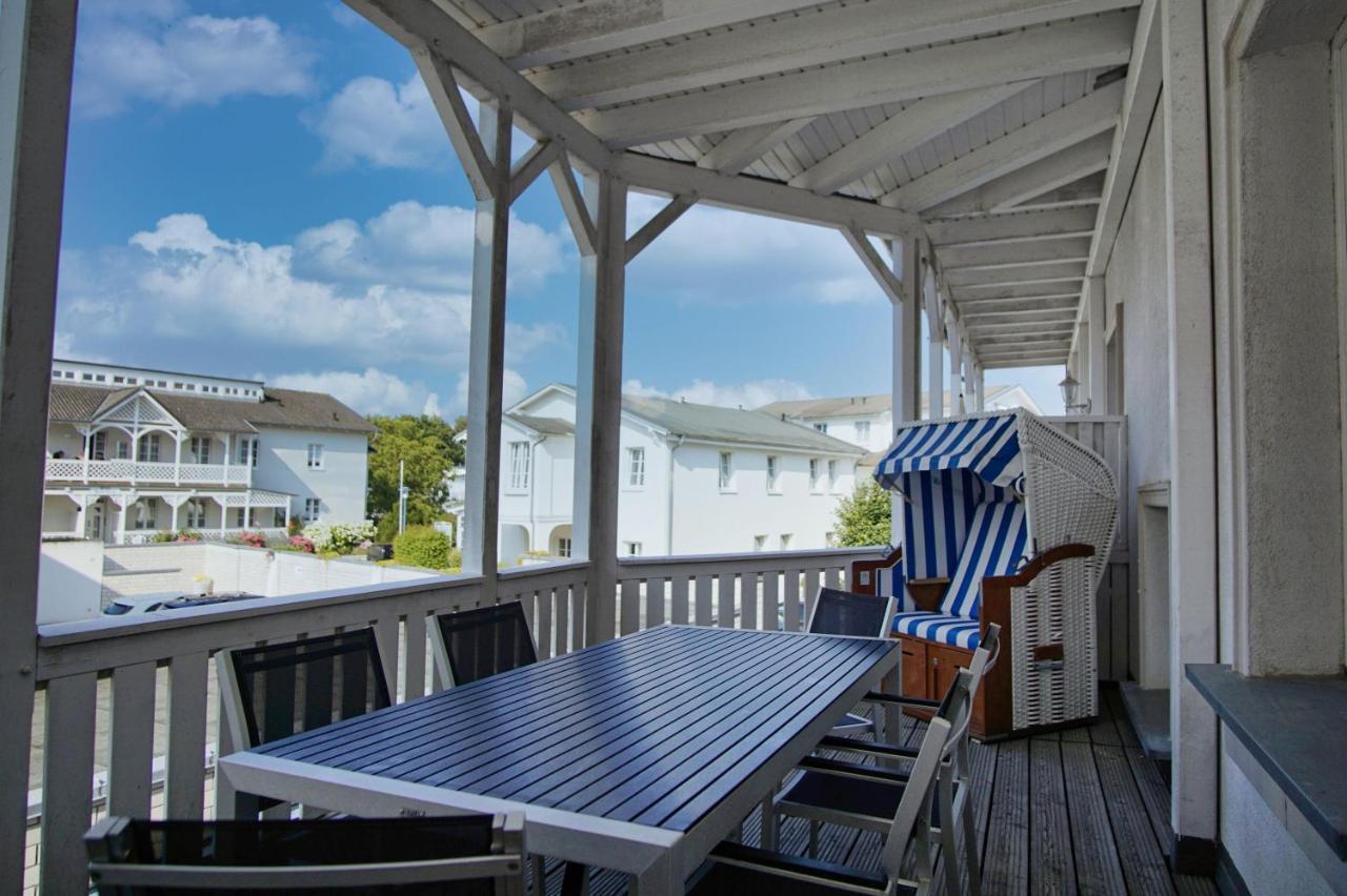 Balkon, Gratis Nutzung Vom Ahoi Erlebnisbad Und Sauna In Sellin - Residenz Strandeck Fewo01 奥斯特巴德·哥伦 外观 照片